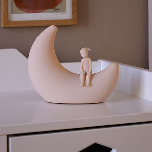 Светильник в виде луны Cam Cam Copenhagen "Moon", розовый